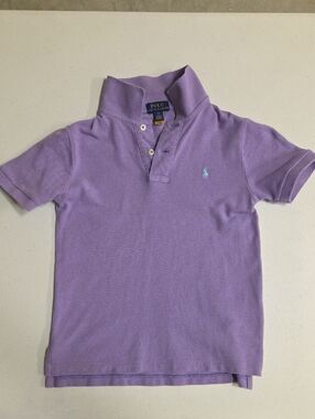 Polo by Ralph Lauren Lavender Girls' Short Sleeve Polo Size 7